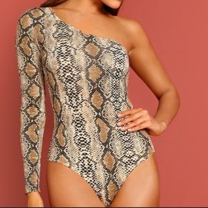 Snakeskin bodysuit